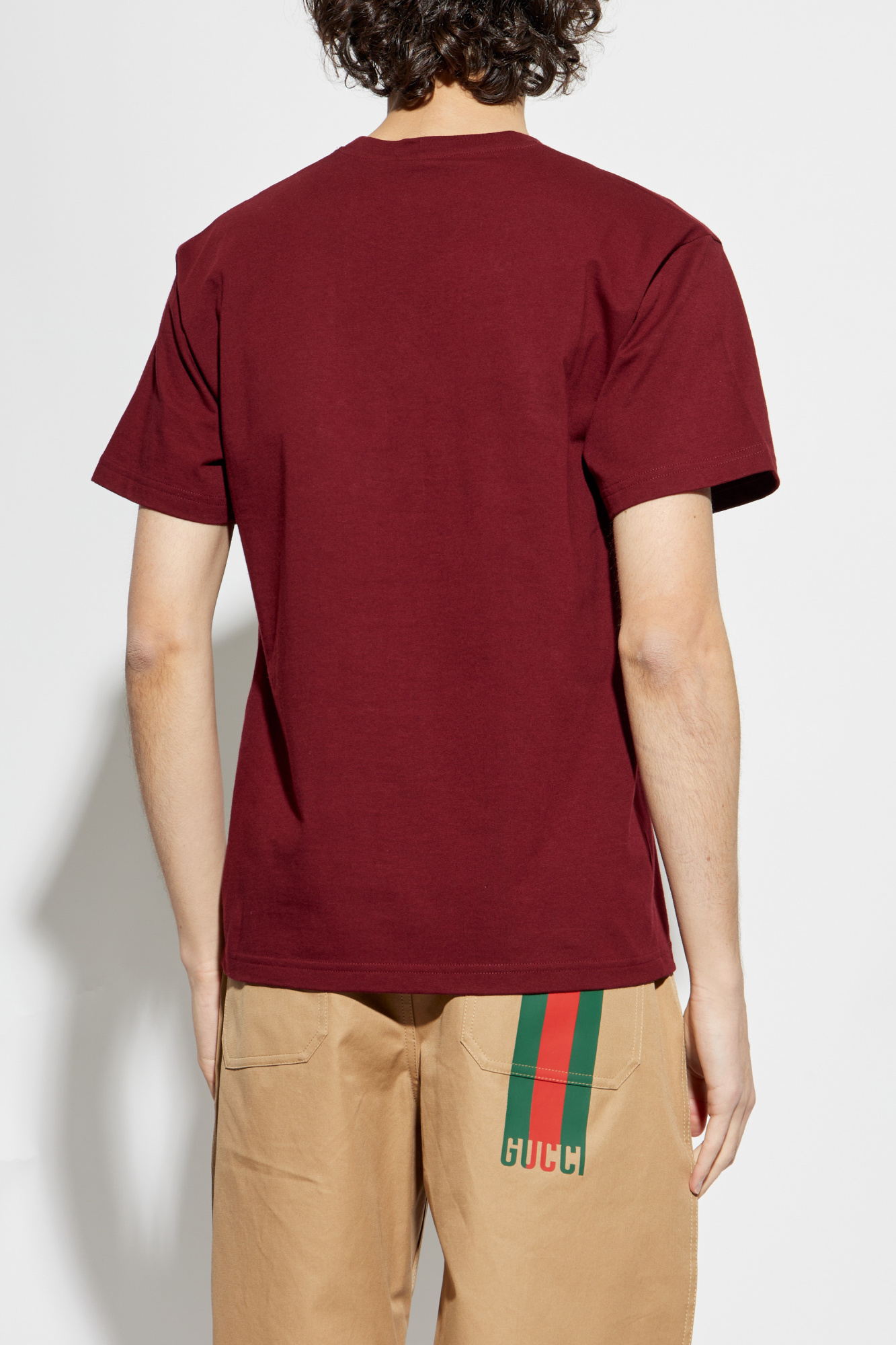 Tシャツ・カットソー GUCCI FW23 CREPE DE CHINE AND SILK SHIRT (751246 ZAAOG7518) 761896_ZAPJ7_9154_011_100_0000
